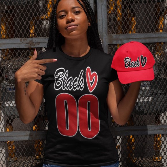 SBC Red Black Love Hat - Picture 11 of 11